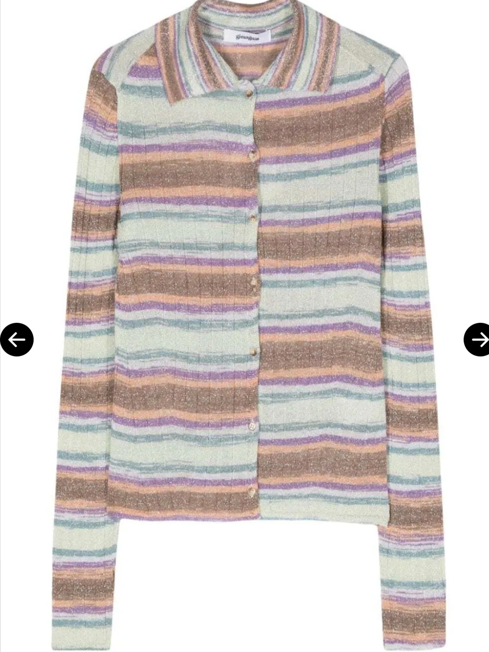 Gimaguas Julieta Striped Top Cardigan